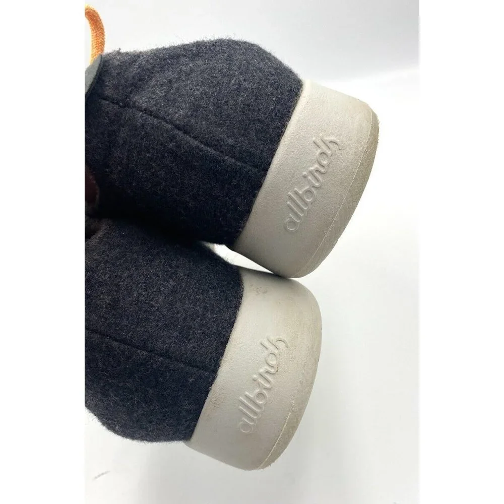 Allbirds Womens The Wool‎ Runners Grey Orange Laced PO 0162 Size 8